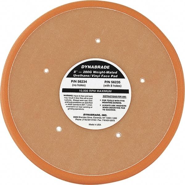 Dynabrade - 5" Diam Disc Backing Nonvacuum Replacement Pad - Medium Density, 12,000 RPM - Apex Tool & Supply