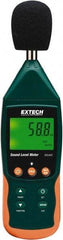 Extech - A and C Frequency Weight, LCD Display Datalogging Sound Meter - 30 to 130 Decibels - Apex Tool & Supply