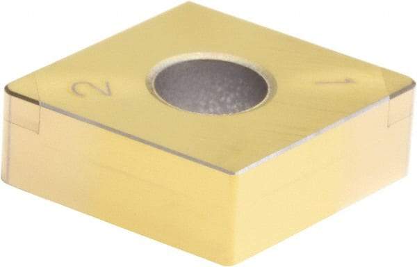 Sumitomo - 2NC-CNGA432 Grade BNC300 PCBN Turning Insert - TiN Finish, 80° Diamond, 1/2" Inscr Circle, 3/16" Thick, 1/32" Corner Radius - Apex Tool & Supply