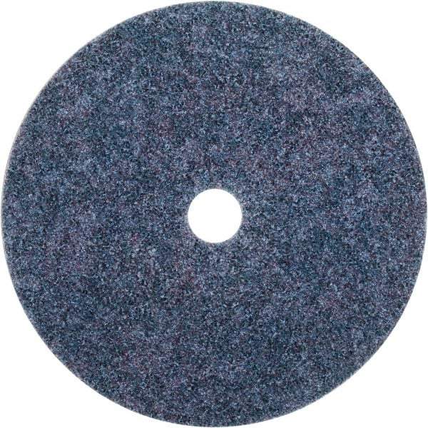 3M - 4-1/2" Coarse Grade Ceramic Deburring Disc - 7/8" Center Hole, Hook & Loop Connection, 10,000 Max RPM - Apex Tool & Supply