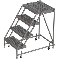 TRI-ARC - Rolling & Wall Mounted Ladders & Platforms Type: Rolling Warehouse Ladder Style: Rolling Platform Ladder - Apex Tool & Supply