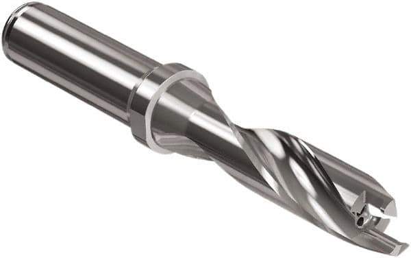 Seco - 13 to 13.99mm Diam, 3xD, 42mm Max Depth, 5/8" Shank Diam, 2" Flute, 4-13/32" OAL, Replaceable Tip Drill - SD403 Toolholder, Series Crownloc Plus - Apex Tool & Supply