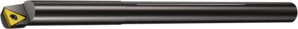 Sandvik Coromant - 16mm Min Bore Diam, 180mm OAL, 12mm Shank Diam, F..STFPR/L-R Indexable Boring Bar - TPMT 1.8(1.5)1, TPMT 09 02 04 Insert, Screw or Clamp Holding Method - Apex Tool & Supply