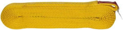 Value Collection - 12' Long x 1" Wide, 3,200 Lb Vertical Capacity, 1 Ply, Polyester Web Sling - 2,500 Lb Choker Capacity, with Endless Sling - Apex Tool & Supply