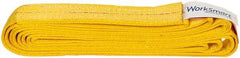 Value Collection - 10' Long x 2" Wide, 6,400 Lb Vertical Capacity, 1 Ply, Polyester Web Sling - 5,000 Lb Choker Capacity, with Endless Sling - Apex Tool & Supply