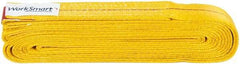 Value Collection - 16' Long x 2" Wide, 6,400 Lb Vertical Capacity, 1 Ply, Polyester Web Sling - 5,000 Lb Choker Capacity, with Endless Sling - Apex Tool & Supply