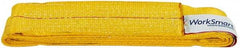 Value Collection - 4' Long x 3" Wide, 8,600 Lb Vertical Capacity, 1 Ply, Polyester Web Sling - 6,900 Lb Choker Capacity, with Endless Sling - Apex Tool & Supply