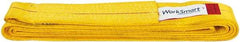 Value Collection - 8' Long x 3" Wide, 8,600 Lb Vertical Capacity, 1 Ply, Polyester Web Sling - 6,900 Lb Choker Capacity, with Endless Sling - Apex Tool & Supply