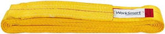 Value Collection - 12' Long x 3" Wide, 8,600 Lb Vertical Capacity, 1 Ply, Polyester Web Sling - 6,900 Lb Choker Capacity, with Endless Sling - Apex Tool & Supply
