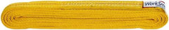 Value Collection - 8' Long x 1" Wide, 6,200 Lb Vertical Capacity, 2 Ply, Polyester Web Sling - 4,900 Lb Choker Capacity, with Endless Sling - Apex Tool & Supply
