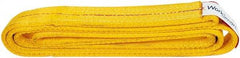 Value Collection - 6' Long x 2" Wide, 12,200 Lb Vertical Capacity, 2 Ply, Polyester Web Sling - 9,800 Lb Choker Capacity, with Endless Sling - Apex Tool & Supply