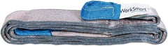 Value Collection - 16' Long x 3" Wide, 8,600 Lb Vertical Capacity, 2 Ply, Polyester Web Sling - 6,900 Lb Choker Capacity, with Eye & Eye (Flat) - Apex Tool & Supply