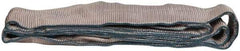 Value Collection - 10' Long x 4" Wide, 11,500 Lb Vertical Capacity, 2 Ply, Polyester Web Sling - 9,200 Lb Choker Capacity, with Eye & Eye (Twisted) - Apex Tool & Supply