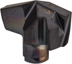 Iscar - Series ICP, 0.453" Diam Grade IC908 140° Replaceable Drill Tip - Carbide, TiAlN Finish - Apex Tool & Supply