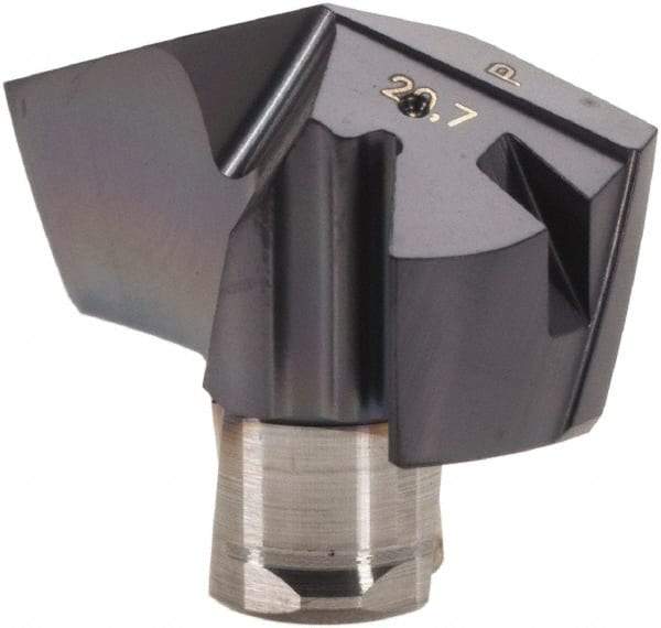 Iscar - Series ICP, 0.815" Diam Grade IC908 140° Replaceable Drill Tip - Carbide, TiAlN Finish - Apex Tool & Supply