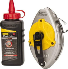 Stanley - 100' Long Chalk Reel - Red - Apex Tool & Supply