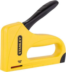 Stanley - Manual Staple Gun - 1/4, 5/16, 3/8" Staples, Yellow & Black, ABS - Apex Tool & Supply