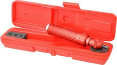 Proto - 20 to 100 In/Oz, Certified Adjustable Torque Limiting Screwdriver - 6-1/2" OAL, 1/4" Drive, 2 In/oz Graduation - Apex Tool & Supply