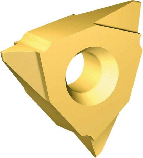Vargus - 3VER16 UN Grade VKX External On Edge Threading Insert - TiN Finish, 48-16" External TPI, 3/8" Inscribed Circle, Right Hand Cut - Apex Tool & Supply
