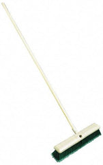 Weiler - 24" General Purpose Synthetic Push Broom - 3" Bristle Length, Foam Block, Threaded Handle Connection - Apex Tool & Supply