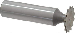 Whitney Tool Co. - 3/4" Diam x 1/32" Face Width, Cobalt, 14 Teeth, Shank Connection Woodruff Keyseat Cutter - Uncoated, 2-1/32" OAL x 1/2" Shank, Straight Teeth - Apex Tool & Supply
