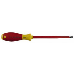 Wiha - 3/8" Blade Width x 12-1/2" OAL Standard Slotted Screwdriver - Apex Tool & Supply