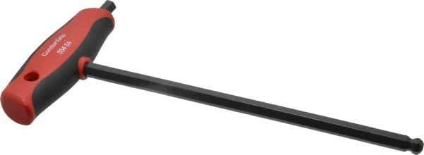 Wiha - 8mm Hex, T-Handle Cushion Grip, Hex Key - 200mm OAL, Metric System of Measurement - Apex Tool & Supply
