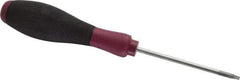 Wiha - T10 Torx Driver - 80mm Blade Length, 6-3/4" OAL - Apex Tool & Supply