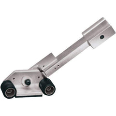 Dynabrade - 1" Wide Contact Arm - 30" Belt Length x 1" Belt Width, Flat, Rubber, 80" Contact Wheel Diam - Apex Tool & Supply