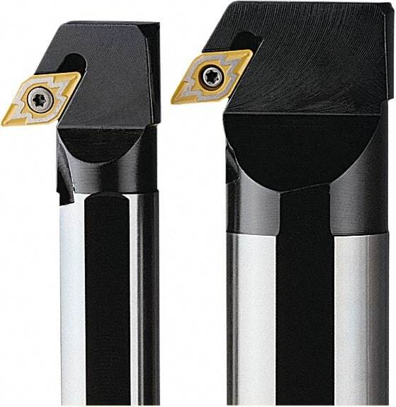 Seco - 40mm Min Bore Diam, 200mm OAL, 20mm Shank Diam, A-SDYN Indexable Boring Bar - 15mm Max Bore Depth, DNMU 1104.. Insert, Screw Holding Method - Apex Tool & Supply
