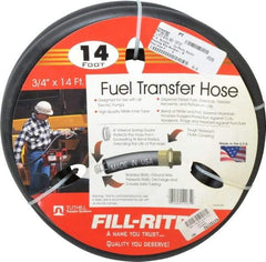 Tuthill - 3/4" ID x 3/4" OD x 14' OAL, NPT Petroleum Transfer Hose - -30 to 140°F - Apex Tool & Supply