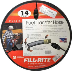 Tuthill - 1" ID x 1.45" OD x 14' OAL, NPT Petroleum Transfer Hose - -30 to 140°F - Apex Tool & Supply