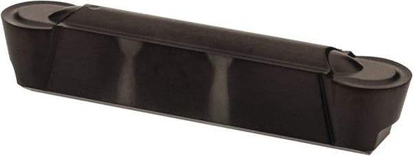 Kennametal - 0600R GMP Grade KCU10, 6mm Cutting Width Carbide Grooving Insert - 4.88mm Max Depth of Cut, Neutral, 3mm Corner Radius, AlTiN Finish - Apex Tool & Supply