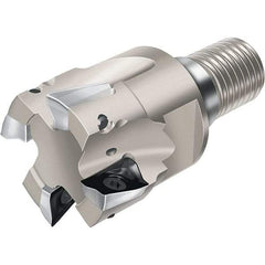 Walter - 1-1/4" Cut Diam, 0.461" Max Depth of Cut, Indexable Square Shoulder End Mill - Multiple Insert Styles, T28 Modular Connection, 90° Lead Angle, Through Coolant - Apex Tool & Supply