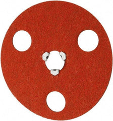 Norton - 5" Disc Diam, 60 Grit, Ceramic Alumina Quick Change Disc - Type S Attaching System, Coated, Medium Grade - Apex Tool & Supply
