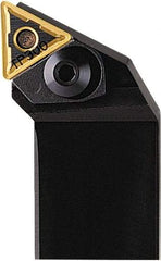 Seco - PTJN, Right Hand Cut, 93° Lead Angle, 25mm Shank Height x 25mm Shank Width, Negative Rake Indexable Turning Toolholder - 150mm OAL, TN..1604.. Insert Compatibility, Series Pin & Wedge - Apex Tool & Supply