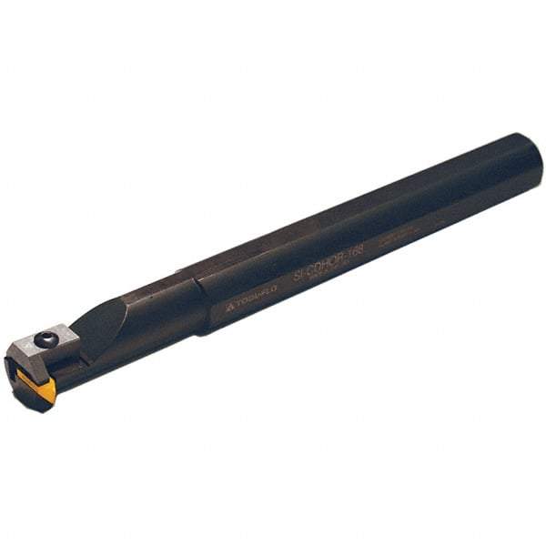 Tool-Flo - SI-CDHOL, Internal, Left Hand, 0.325" Max Depth of Cut, Indexable Grooving Tool Holder - V98 Insert Compatibility, 2" Shank Width, 16" OAL - Apex Tool & Supply