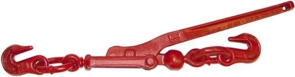 CM - 7,100 Lbs. Load Limit Lever Loadbinder - 3/8 Inch Max Chain Size, 4-1/2 Inch Take Up, Chain Grade 80 - Apex Tool & Supply