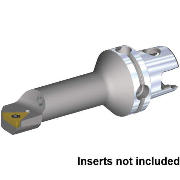 Kennametal - Left Hand Cut, 25mm Min Bore Diam, Size KM40TS Steel Modular Boring Cutting Unit Head - 70.02mm Max Bore Depth, Through Coolant, Compatible with TP.. 2151, TP.. 110204 - Apex Tool & Supply