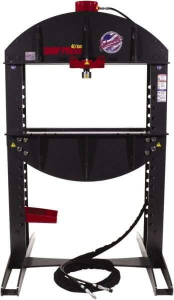 Edwards Manufacturing - 40 Ton Hydraulic Shop Press - 12-1/4" Stroke, 5 hp - Apex Tool & Supply