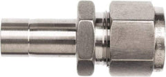 Brennan - 1/2" OD, Stainless Steel Reducer - Machine Tube Stub Ends - Apex Tool & Supply