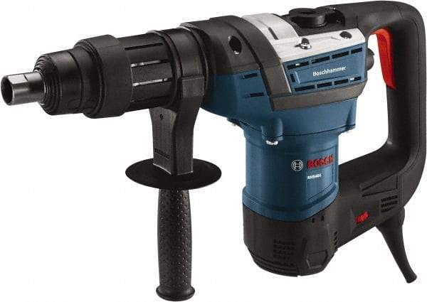 Bosch - 120 Volt 1-9/16" Keyless Chuck Electric Rotary Hammer - 0 to 3,600 BPM, 0 to 350 RPM - Apex Tool & Supply