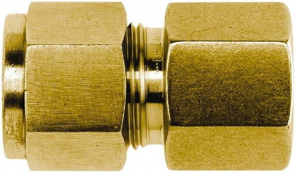 Brennan - 1/4" OD, Brass Female Connector - Comp x FNPT Ends - Apex Tool & Supply