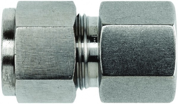 Brennan - 1/8" Tube OD x 1/4 NPT Stainless Steel Compression Tube Female Connector - Apex Tool & Supply