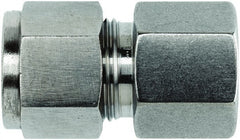 Brennan - 1/8" Tube OD x 1/4 NPT Stainless Steel Compression Tube Female Connector - Apex Tool & Supply