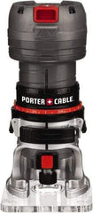 Porter-Cable - 31,000 RPM, 0.5 HP, 4.4 Amp, Laminate Trimmer Electric Router - 120 Volts, 1/4 Inch Collet - Apex Tool & Supply