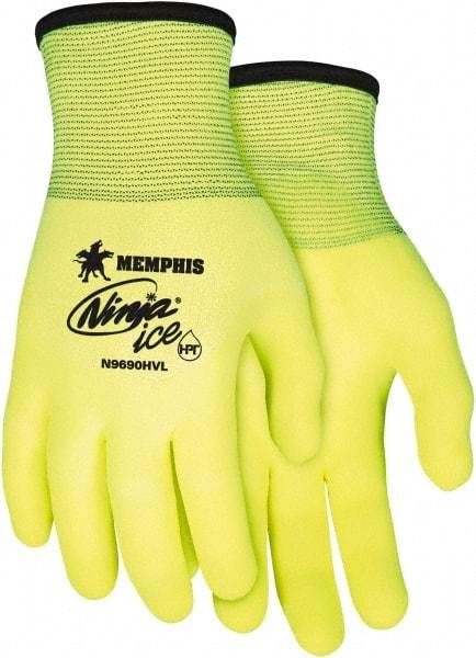 MCR Safety - Size XL Work Gloves - Yellow, Paired - Apex Tool & Supply