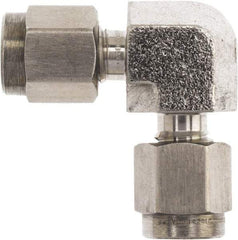 Brennan - 1/4" OD, Stainless Steel Union Elbow - Comp x Comp Ends - Apex Tool & Supply