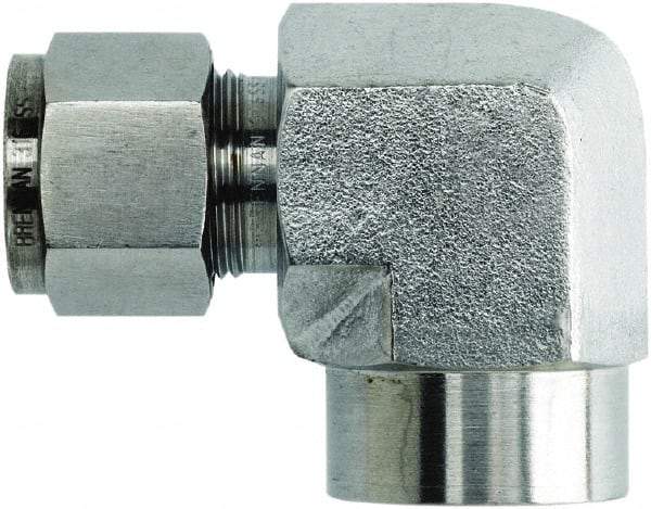 Brennan - 1" OD, Stainless Steel Female Elbow - Comp x FNPT Ends - Apex Tool & Supply