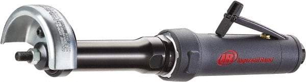 Ingersoll-Rand - 3" Wheel Diam, 18,000 RPM, Pneumatic Angle & Disc Grinder - 3/8-24 Spindle, 14 CFM, Rear Exhaust - Apex Tool & Supply